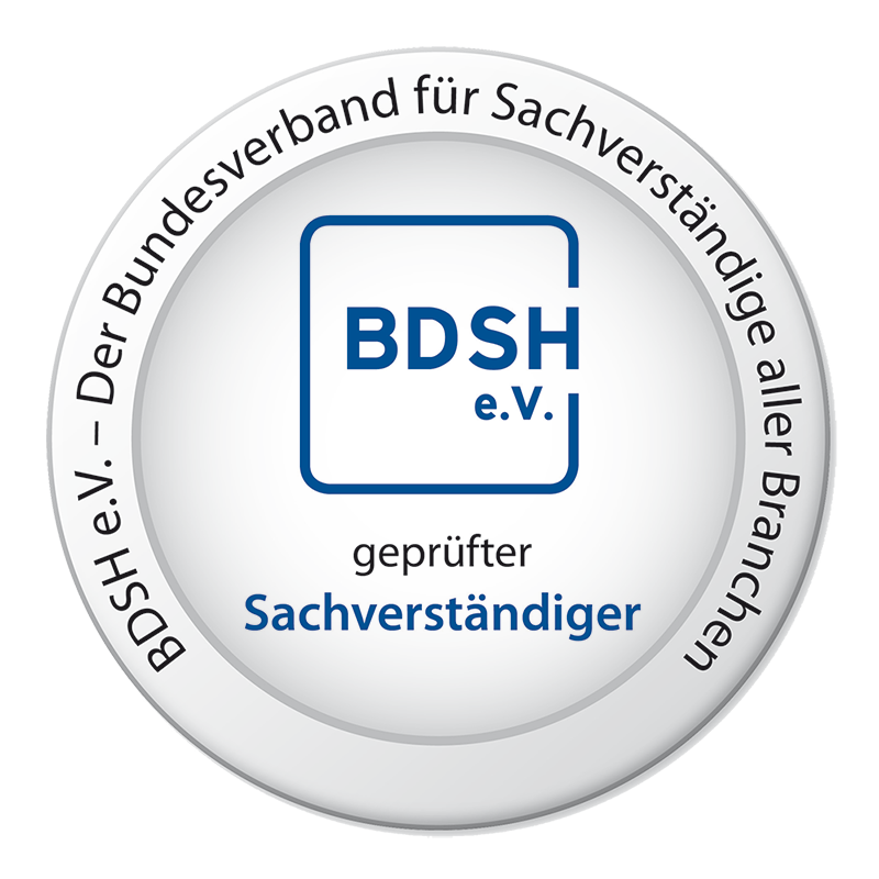 BDSH e.V. geprüfter Sachverständiger